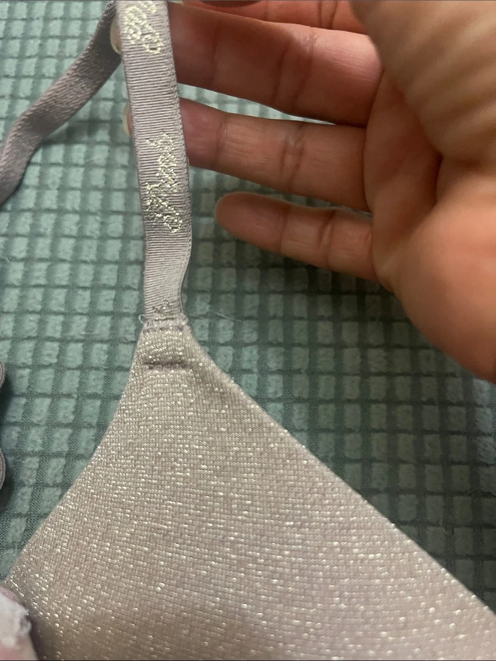 Pink by Victoria Secret Pink & taupe Lightly Padded Bras  32B